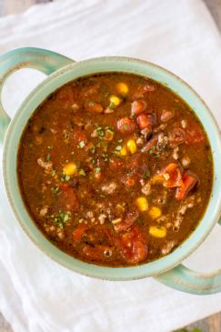 Taco Soup with Hominy