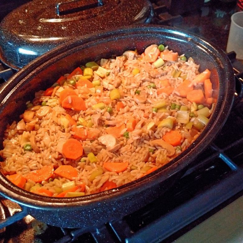 Clara's Famous Oven Rice (ps: I'm not Clara, it's just that good!)