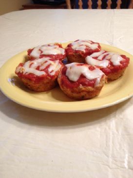 Chicken Parm in muffin cups