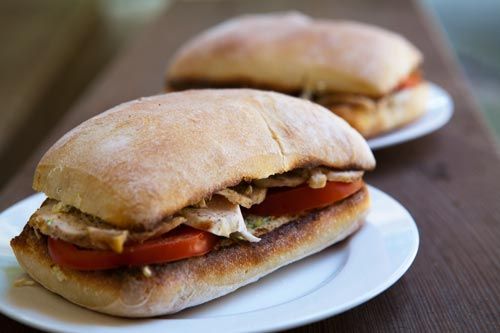 Chicken, Zucchini and Ricotta Sandwich