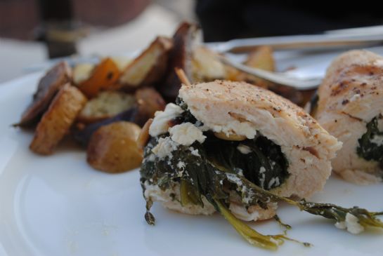 Spinach and Feta Stuffed Chicken Breasts