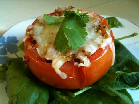 Bulgur Stuffed Tomatoes