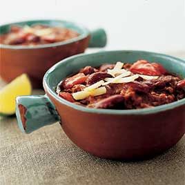 Beef Chili with Bacon and Black Beans