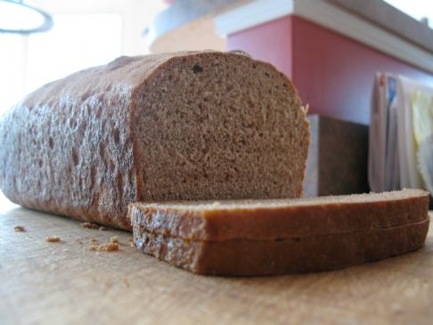 Easy Whole Wheat Bread, Lightened Up