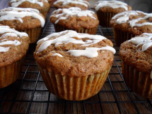 Carrot Cake Breakfast Muffins