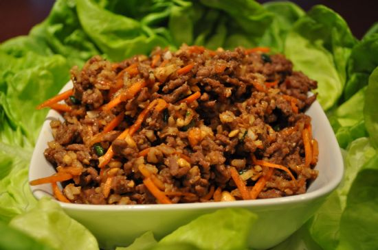 Asian Beef Lettuce Cups