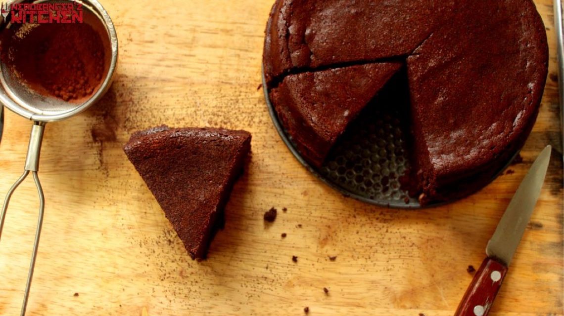 Keto Flourless Chocolate cake headbangers kitchen recipe