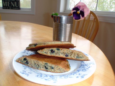 Simply Delicious Whole Wheat n' Flax Multigrain Blueberry Pancakes