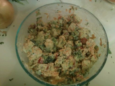 Very Veggie Mock Chicken Salad