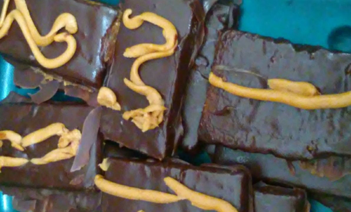 No bake Low carb chocolate peanut butter bars