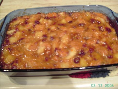 Sweet Potato Cranberry Casserole