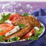 Tomato Basil Burger Caprese Salad