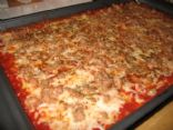 Zucchini Pizza w/ Turkey