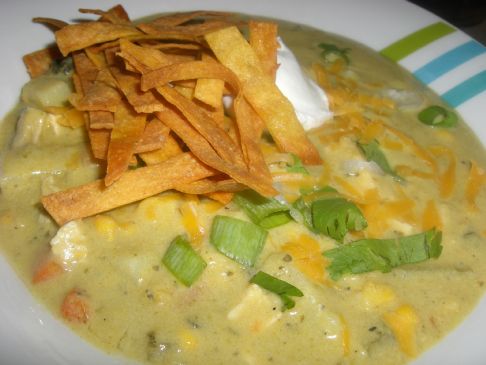 Roasted Poblano Chicken Chowder