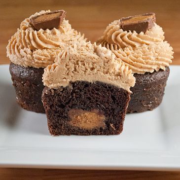 gourmet Reese?s peanut butter cup cupcakes
