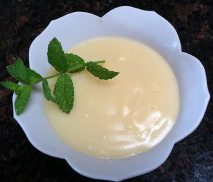 vanilla pudding (microwave instructions)