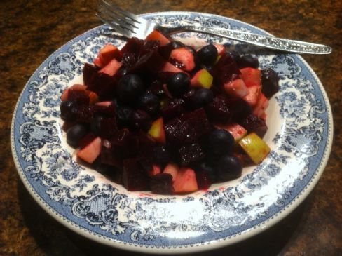 Beet and Blueberries Salad