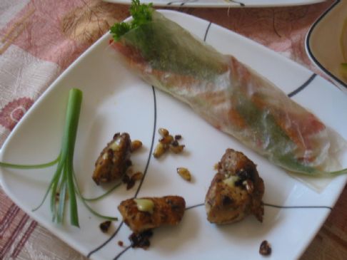 Vegetable spring roll by Alice