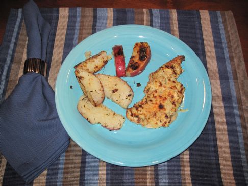 Pampered Chef: Artichoke Chicken and Roasted Potatoes