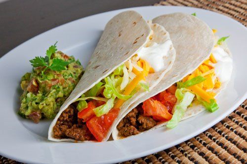Easy Beef Dinners-Tacos (120 cal)