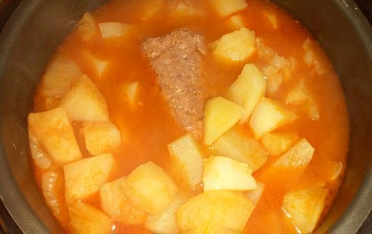 Corned Beef and Potato Stew