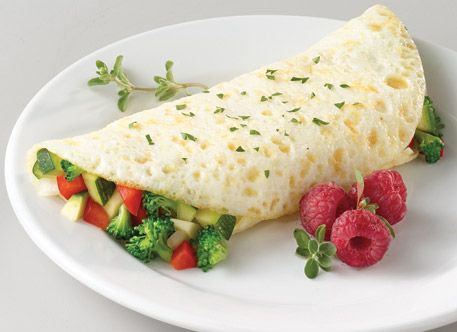 Egg White Omelette - 3 Egg White Veggie Omelette