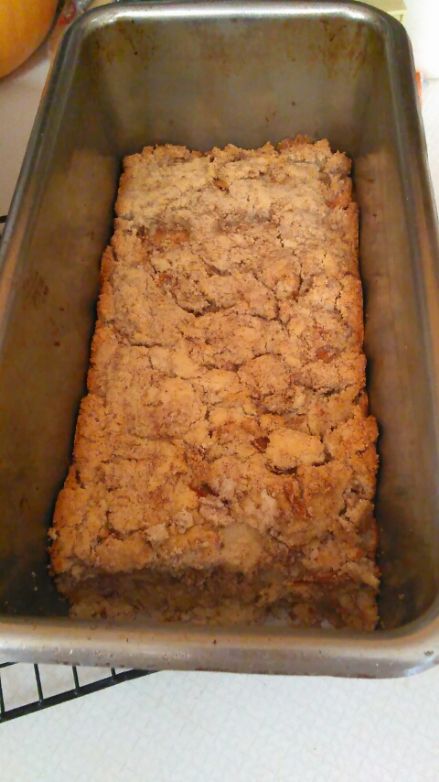 Low carb apple cinnamon bread