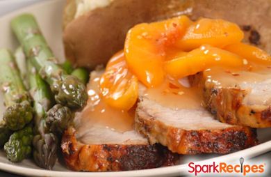 Slow Cooker Pork Chops and Peaches