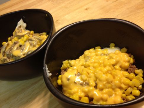 Beefy Mashed Potato Bowl