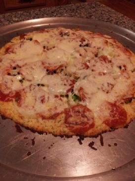 Califlower Crust Pepperoni pizza