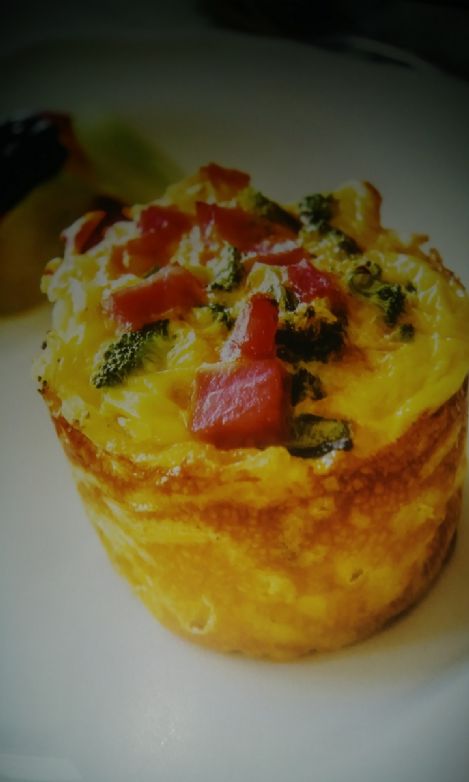 Ham and Broccoli mini Quiche