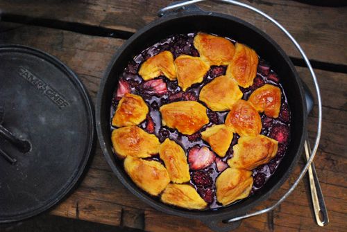 Mixed Berry Cobbler (Dutch Oven)