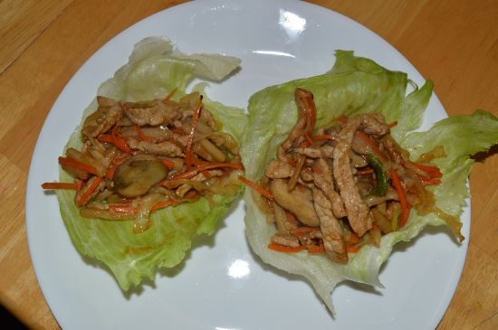 MuShu Pork Lettuce Wraps