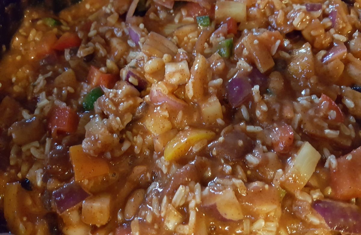 Crockpot Vegan Hawaiian Chili