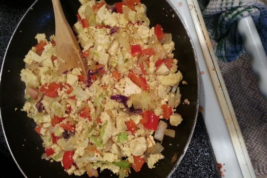 vegan tofu scramble