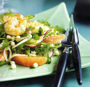 Prawn, Grapefruit and Fregola Salad