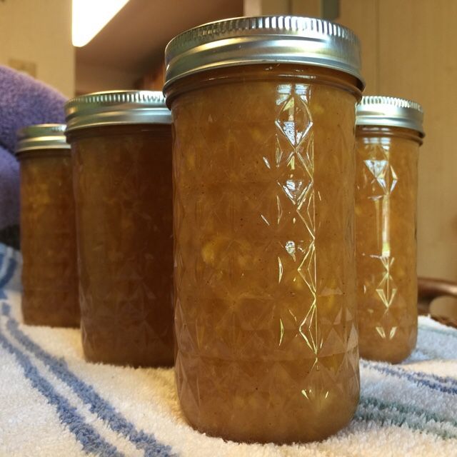 No Added Sugar Spice Peach Jam. (1 Tablespoon)