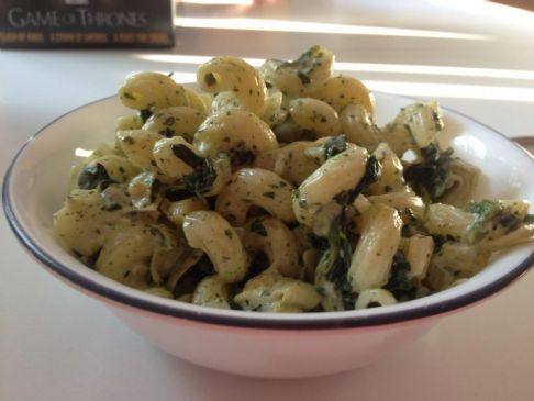 Creamy Artichoke and Spinach Pasta