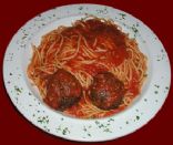 Michael's complete Pasta with Meatballs