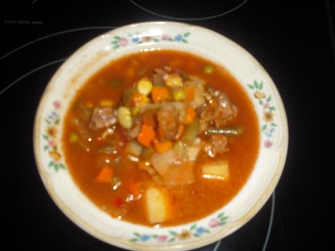 homemade veg soup