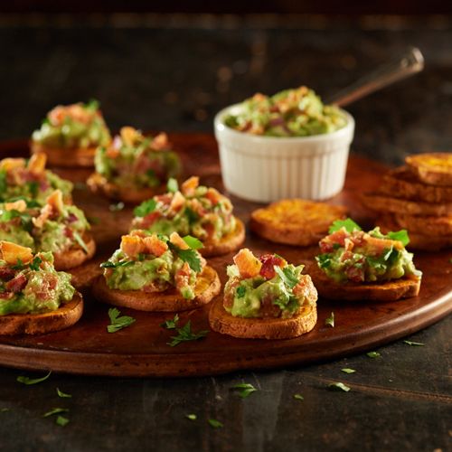 Rockin' Guacamole Sweet Potato Bites