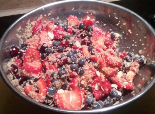 Quinoa Almond Berry Salad