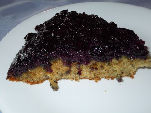 Blueberry-Anise Upside Down Cake