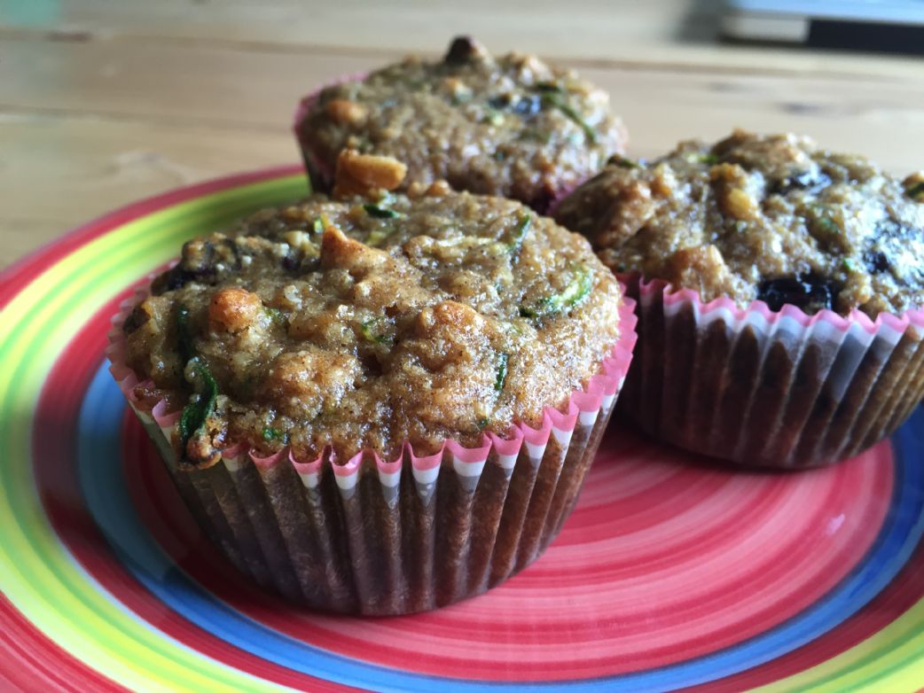 Zucchini Granola Muffins