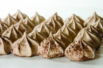 Cocoa Meringue Shells