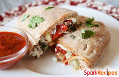 Grilled Vegetable Calzones