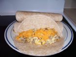 Sausage Egg Cheese Breakfast Burrito