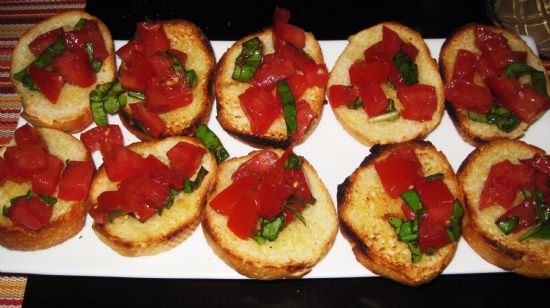 Bruschetta on Sour Dough