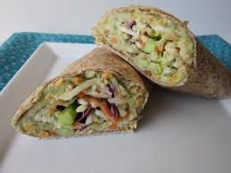 Avocado and White Bean Wrap