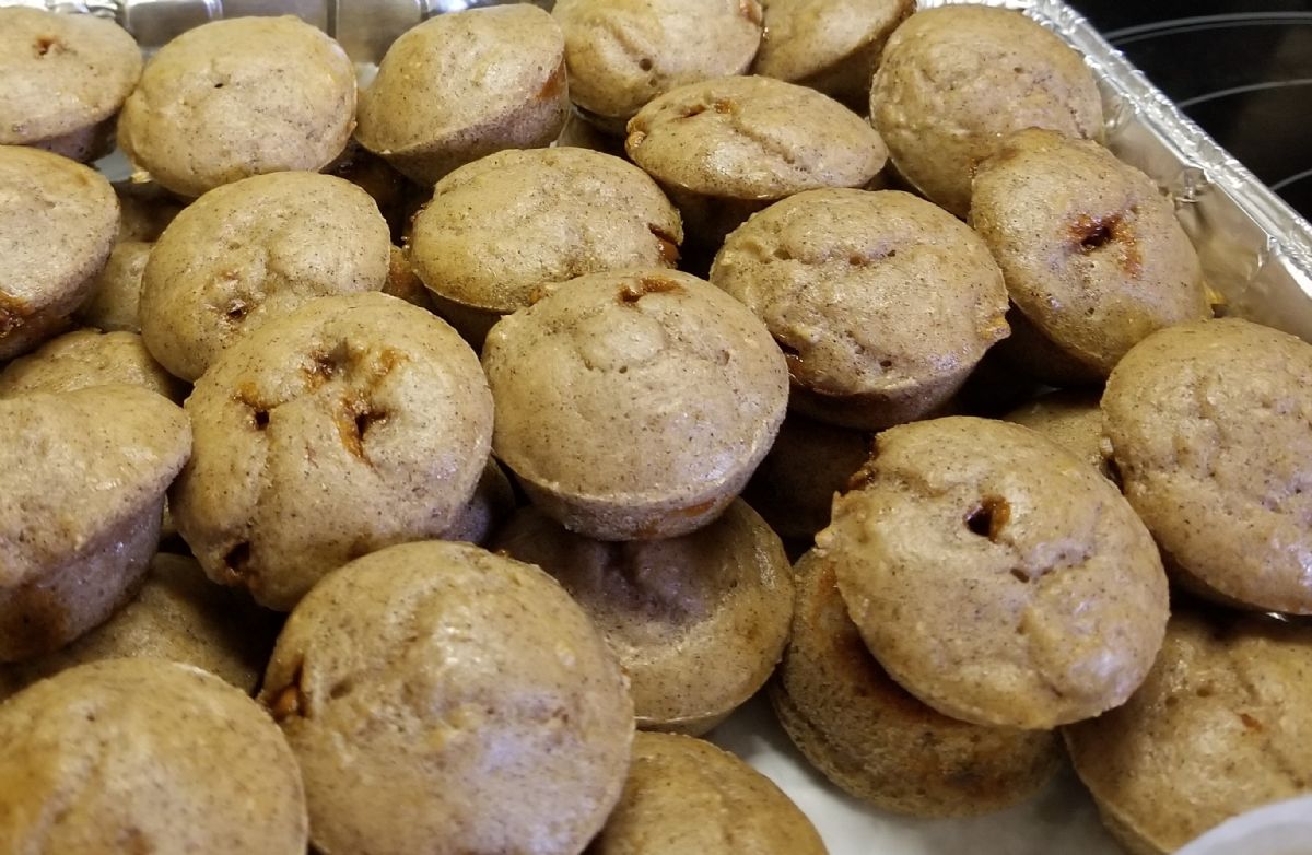 Cannellini Cinnamon Bun Blondie Protein Muffins